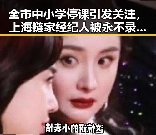 全市中小学停课引发关注,上海链家经纪人被永不录用引发行业震动